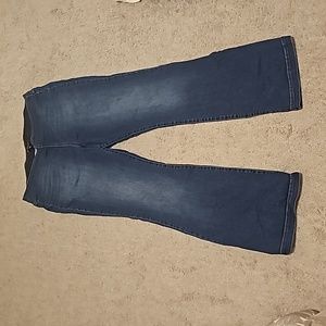 INC Womens Medium Wash Wide Leg Jeans